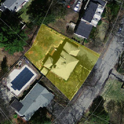 23 Agawam Rd, Newton, MA 02468 aerial view