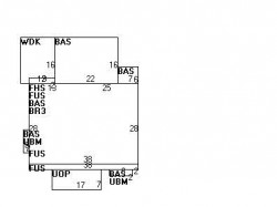 45 Westbourne Rd, Newton, MA 02459 floor plan
