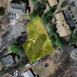 19 Sutcliffe Park, Newton, MA 02461 aerial view