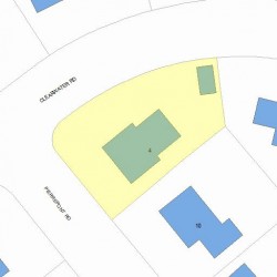 4 Pierrepont Rd, Newton, MA 02462 plot plan