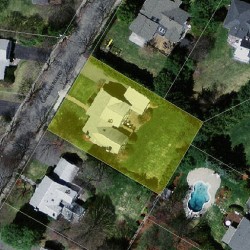 40 Lawmarissa Rd, Newton, MA 02468 aerial view