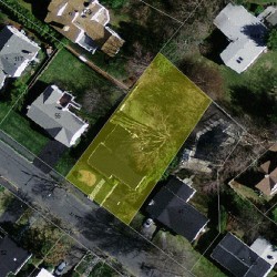 47 June Ln, Newton, MA 02459 aerial view