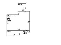 68 Adella Ave, Newton, MA 02465 floor plan