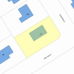 191 Christina St, Newton, MA 02461 plot plan