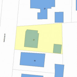 21 Ransom Rd, Newton, MA 02459 plot plan