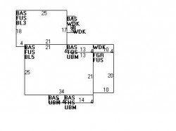 134 Langdon St, Newton, MA 02458 floor plan