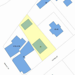 49 Floral St, Newton, MA 02461 plot plan