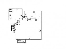 79 Langdon St, Newton, MA 02458 floor plan