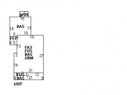 21 White Ave, Newton, MA 02459 floor plan