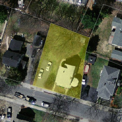 260 Adams Ave, Newton, MA 02465 aerial view