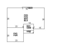 100 Drumlin Rd, Newton, MA 02459 floor plan