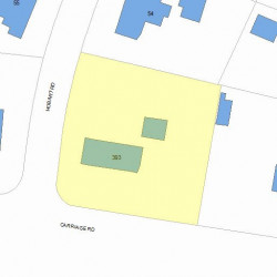 393 Commonwealth Ave, Newton, MA 02459 plot plan