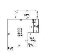 336 Lexington St, Newton, MA 02466 floor plan