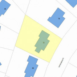 72 Fessenden St, Newton, MA 02460 plot plan