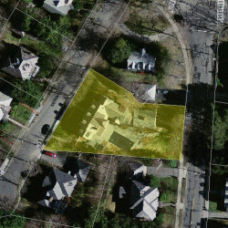 16 Merrill Rd, Newton, MA 02459 aerial view