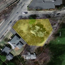 1402 Centre St, Newton, MA 02459 aerial view