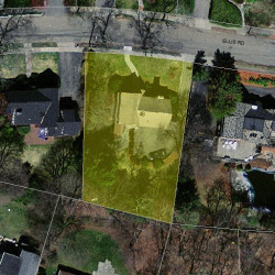 46 Ellis Rd, Newton, MA 02465 aerial view