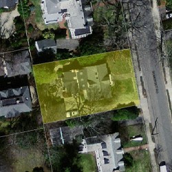 33 Somerset Rd, Newton, MA 02465 aerial view