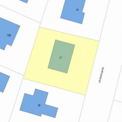 27 Laudholm Rd, Newton, MA 02458 plot plan