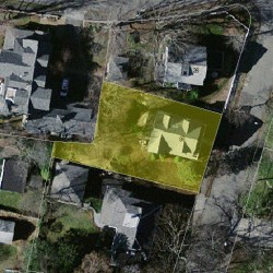 86 Dalton Rd, Newton, MA 02459 aerial view