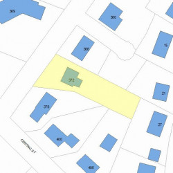 372 Central St, Newton, MA 02466 plot plan