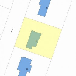 82 Day St, Newton, MA 02466 plot plan