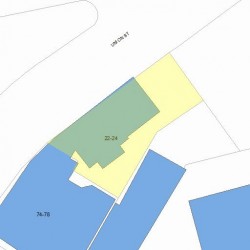24 Union St, Newton, MA 02459 plot plan
