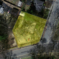 27 Camden Rd, Newton, MA 02466 aerial view