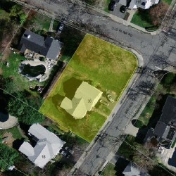 115 Old Farm Rd, Newton, MA 02459 aerial view