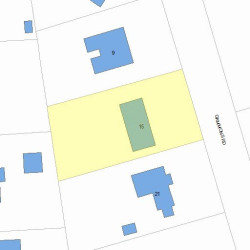15 Gammons Rd, Newton, MA 02468 plot plan