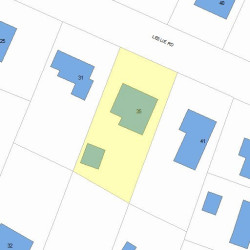 35 Leslie Rd, Newton, MA 02466 plot plan