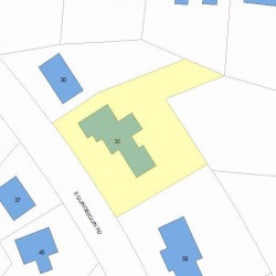 38 Quinobequin Rd, Newton, MA 02462 plot plan