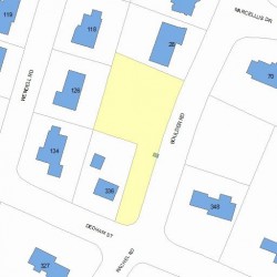 20 Boulder Rd, Newton, MA 02459 plot plan