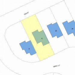 16 Kerry Ct, Newton, MA 02465 plot plan