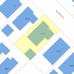 19 Woodrow Ave, Newton, MA 02460 plot plan