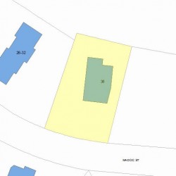 36 Madoc St, Newton, MA 02459 plot plan