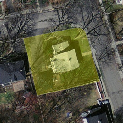 163 Harvard St, Newton, MA 02460 aerial view