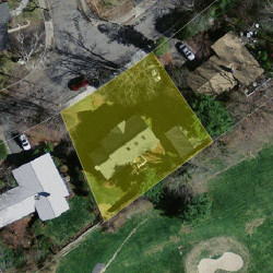 46 Valley Spring Rd, Newton, MA 02458 aerial view