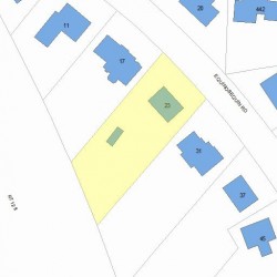23 Quinobequin Rd, Newton, MA 02462 plot plan