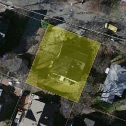 116 Boyd St, Newton, MA 02458 aerial view
