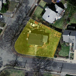 69 Gate Park, Newton, MA 02465 aerial view