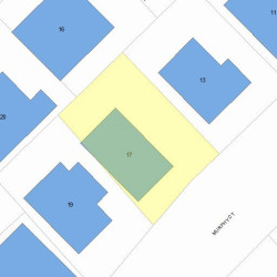 17 Murphy Ct, Newton, MA 02458 plot plan