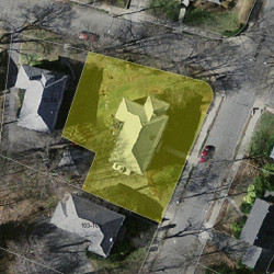97 Langdon St, Newton, MA 02458 aerial view