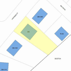 290 Lagrange St, Boston, MA 02132 plot plan