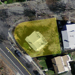 360 Langley Rd, Newton, MA 02459 aerial view