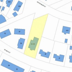 51 Wyman St, Newton, MA 02468 plot plan