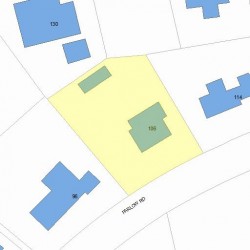 106 Farlow Rd, Newton, MA 02458 plot plan