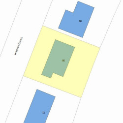 66 Manchester Rd, Newton, MA 02461 plot plan