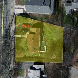 98 Cherry St, Newton, MA 02465 aerial view