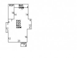 24 Ash St, Newton, MA 02466 floor plan